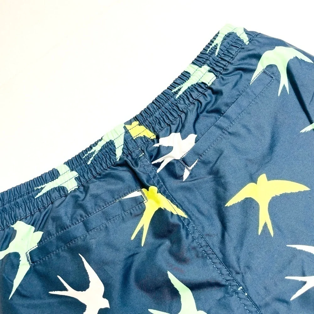 Gap Teen Boy’s Blue Bird Print Swim Trunks Size XXXL